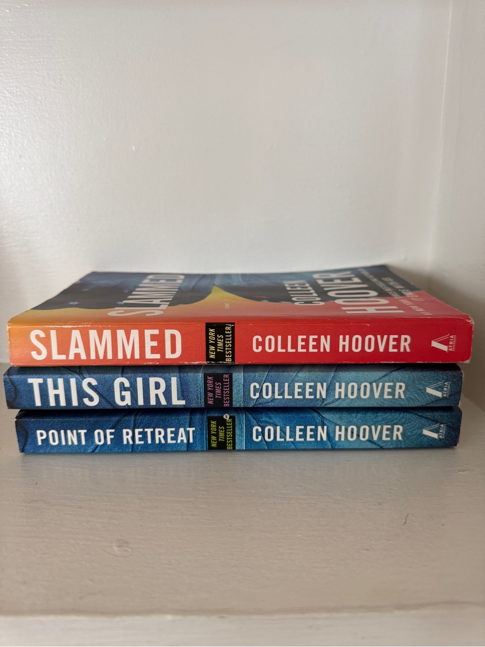Colleen Hoover Slammed Series Trilogy Paperback Book Bundle
